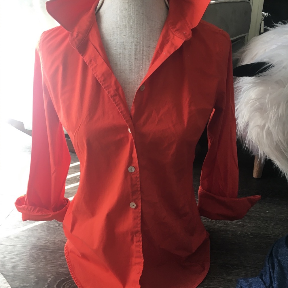 J Crew blouse stretch